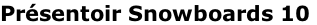 Présentoir Snowboards 10